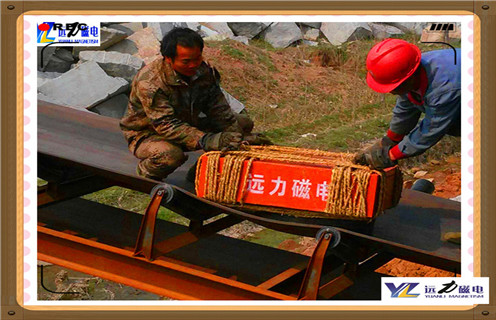 皮帶永磁盤除鐵器，湖南皮帶機(jī)永磁除鐵器參數(shù)_內(nèi)部磁塊安裝方法_湖南皮帶機(jī)永磁除鐵器型號(hào)價(jià)格