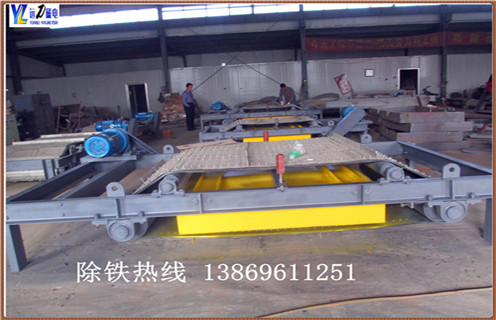 自卸帶式永磁除鐵器，云南自卸帶式永磁除鐵器_技術(shù)參數(shù)_云南自卸帶式永磁除鐵器磁塊安裝方式_如何換帶 