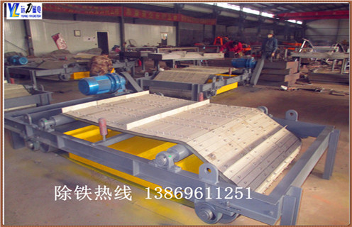 自卸式電磁除鐵器，福建超強干式自卸式電磁除鐵器_福建超強干式自卸式電磁除鐵器廠家配件_型號及工作視頻